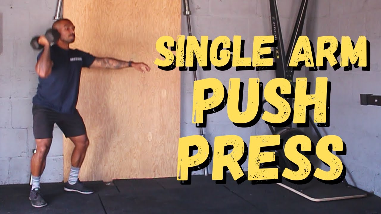 Movement Demo Single Arm Dumbbell Push Press YouTube