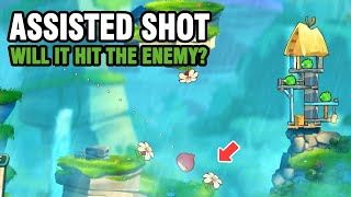 Assisted shot, will it hit the enemy? | Angry Birds 2