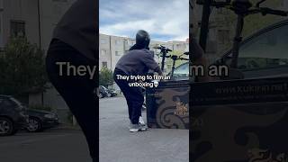 What e scooter is that?🧐 #kukirin #escooter #a1 #ride #electric #unboxing