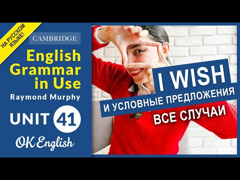 Unit 41I wish и условные предложения, все случаи | OK English