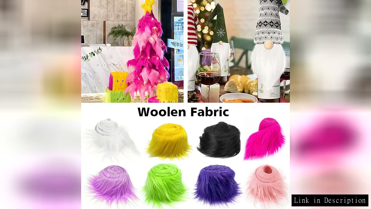 1.5M fluffy faux fur ribbon Halloween Christmas decoration border Soft plush fabric border Fabric ro