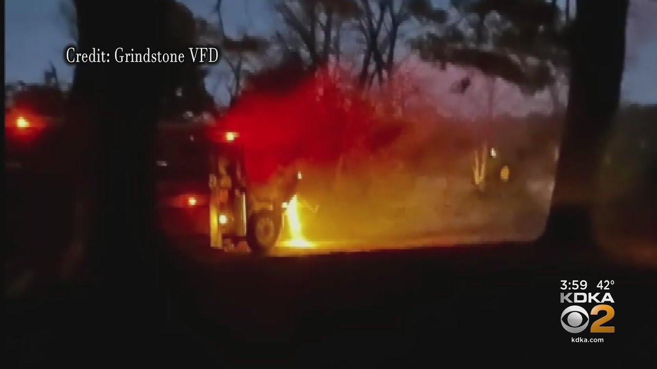 No one injured after school bus with students on board catches fire in ...