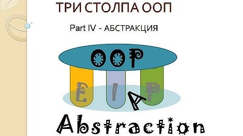 Три столпа ООП. Часть IV - Абстракция