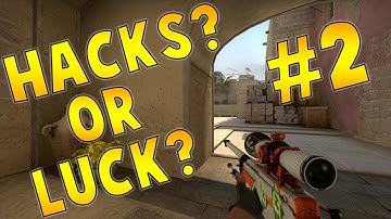 CSGO: Hacks or Luck #2 Through Smoke?!