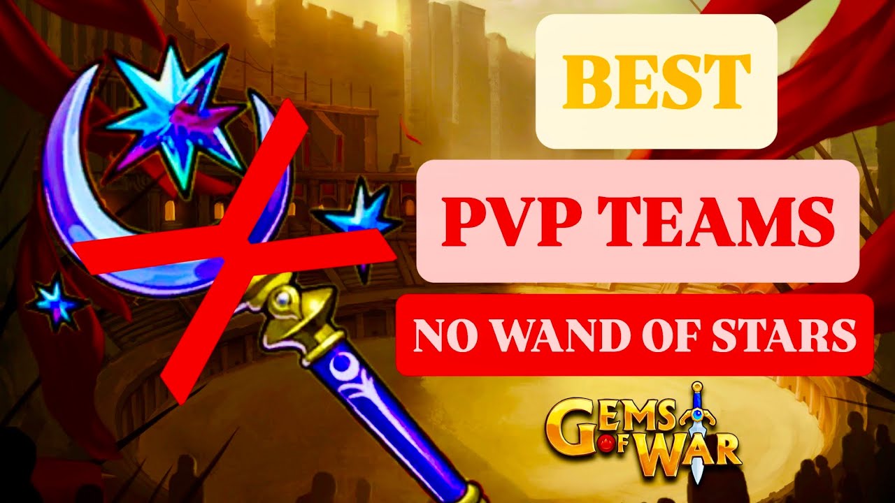 GEMS OF WAR Best PVP Teams No Wand of Stars | 3 Underrated Weapons That You Should Be Using.