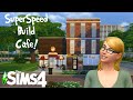 A Modern Café | Super Speed Build | Let&#39;s Build! Sims 4