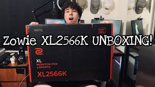 UNBOXING the FASTEST Gaming Monitor! - Zowie XL2566K 360Hz