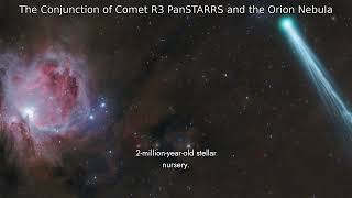 The Conjunction of Comet R3 PanSTARRS and the Orion Nebula | NASA APOD 2026-05-12