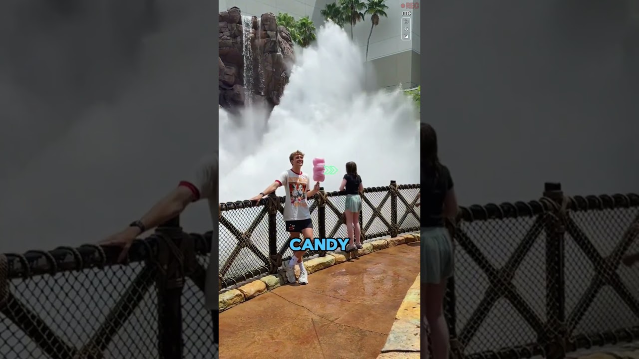 He’s about to give her cotton candy