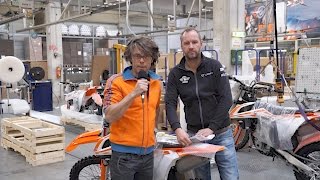 Een rondleiding door de KTM-fabriek