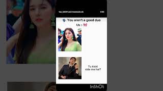 Tae be like -: tu kis ki side me h ☹️ #taecy #taehyung #ytshorts