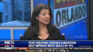 Mindfulness Improves Math Skills & Behavior in Children: Dr. Romie on Fox 35 News Orlando