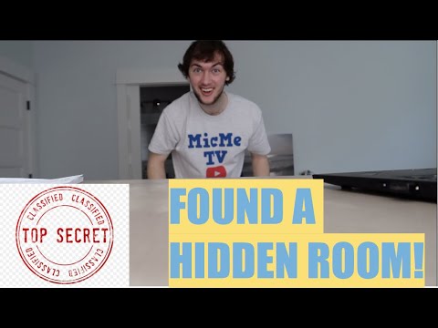 there's literally a SECRET ROOM in my house!