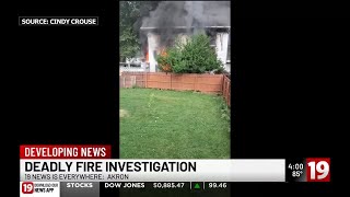 1 dead after early morning Akron house fire