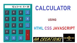 HTML Calculator Part 2 | How to Make Calculator in HTML | Easy | Do it your Self | CSS | JavaScript