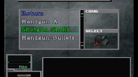 Unity 3D Resident Evil Weapon Equip and Ammo Amount Test