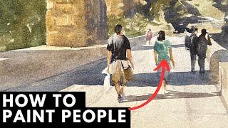 How to Add Figures to Your Watercolor Painting by Matthew White - Watercolor Instruction 16,998 views 2 months ago 9 minutes, 28 seconds