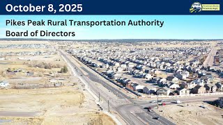PPRTA Board of Directors - October 8, 2025