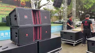 LA-210 dual 10 inch line array by T.I Audio