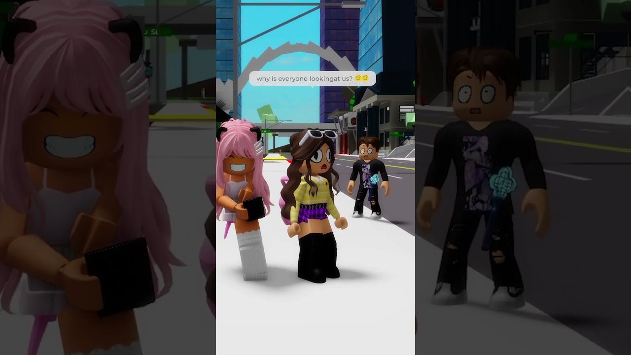 Everyone Saw Me Dancing With Huntr X On The Building Robloxshorts Roblox
