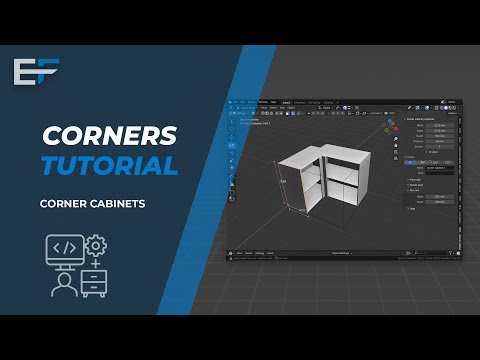 How to Create Corner Cabinets