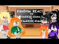 Fandom React to Yandere-Chan VS Yandere-kun (2/3) |•| Gacha Club |•| My AU