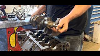 P-1 How To Check Crank And Main Bearing Clearance #chevy350 #engineassembly #1967camaro #musclecar