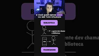 Framework vs Biblioteca: A pegadinha das entrevistas! ⚠️ #shorts