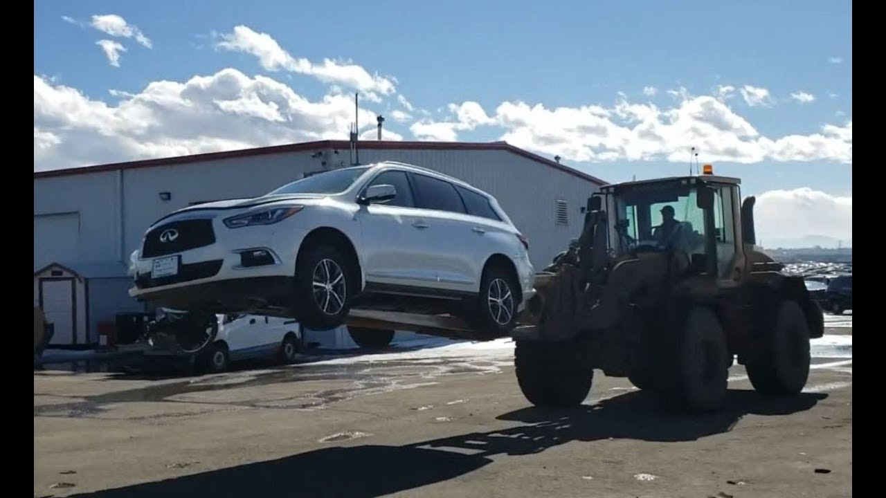Rebuilding salvage Infiniti QX60 from IAA car auction YouTube
