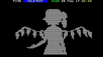 Bad Apple Teletext (Touhou demo) for the BBC Micro