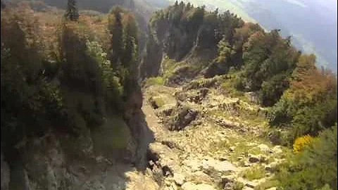 Gary Connery's Flight through The Crack, Switzerland