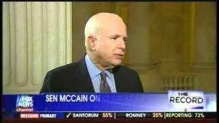 SENATOR JOHN McCAIN ON THE RECORD WITH GRETA VAN SUSTEREN 2-7-12