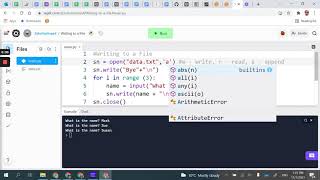 Python Files 2   Append to a File