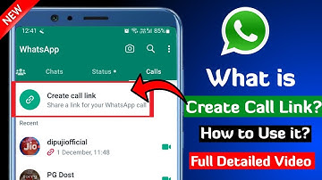 Create Call Link WhatsApp | WhatsApp Create Call Link | Create Call Link Kya Hota Hai #whatsapp