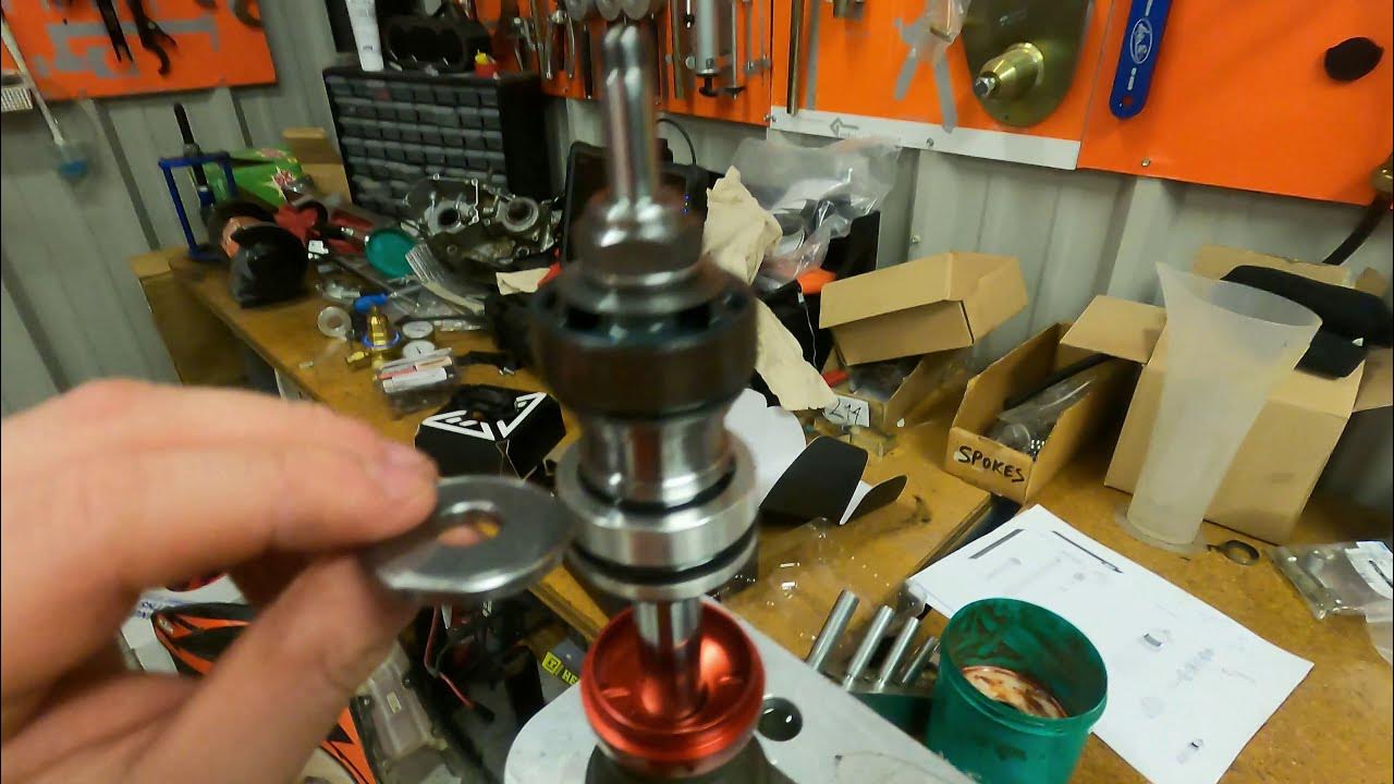 How the KTM Powerparts Rear Shock Lowering Kit Works YouTube