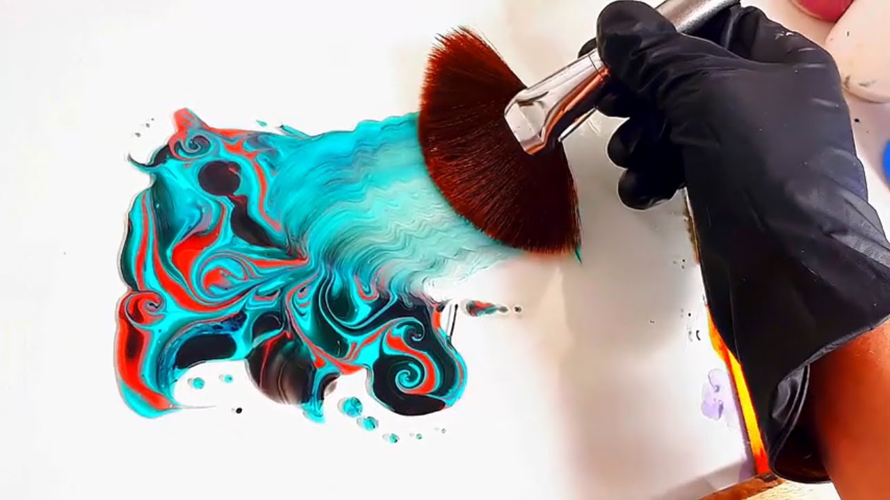 Abstract Painting Red and green YouTube