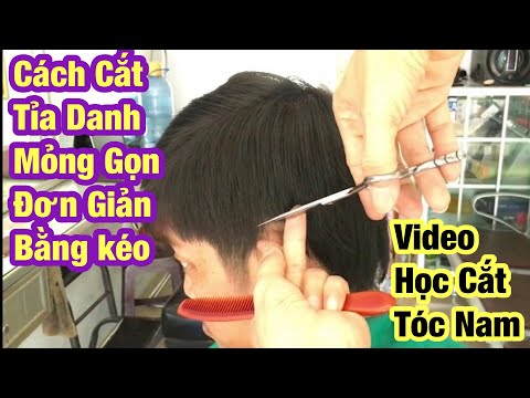 CHIA SẺ. CẮT TÓC NAM, TỈA DANH, Mỏng Gọn, Bình Dân | Men’s Simple Haircut, HairStyle cut