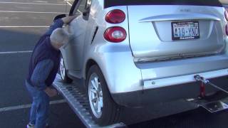 Rvhaulers Loading A Smart Car On Toms Volvo