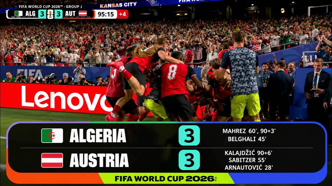 Algeria vs Austria 3-3 Highlights | ملخص مباراة الجزائر 3-3 النمسا | أبرز اللقطات | FIFA WORLD CUP