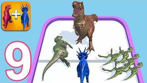 MERGE MASTER - DINOSAUR FUSION - Walkthrough Gameplay Part 9 - LEVELS 212-232 (iOS Android)