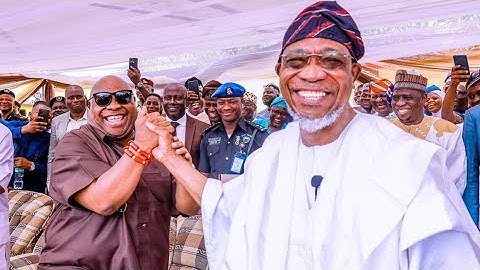Gov Ademola Adeleke & Rauf Aregbesola Show Off Dancing Skill Today In Osun State