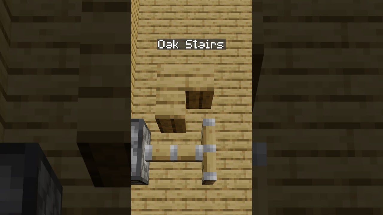 Minecraft blocks with gravity! #shorts