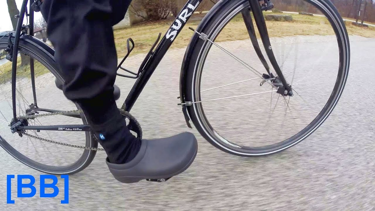 Crocs On A Bike Rain Commuting Tip Of 