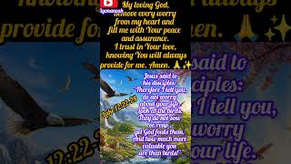 #FaithOverFear #TrustGod #NoWorries #GodCares #BibleVerse #Luke12 #ChristianPrayer #PeaceInChrist