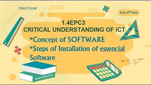 1.4EPC3 || B.ED 4TH SEM PRACTICUM || CRITICAL UNDERSTANDING OF ICT || WBUTTEPA
