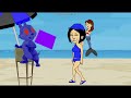 Dark Tsunami Chippy Steals The Lifeguard's Job at the Beach/Grounded