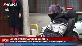Trabzon Engelli̇ Rampa Sorununu Aşamadi
