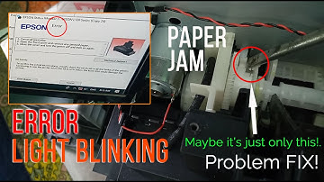 Epson L120 | ERROR | LIGHTS BLINKING | PROBLEM FIX! by Shienn M VLog