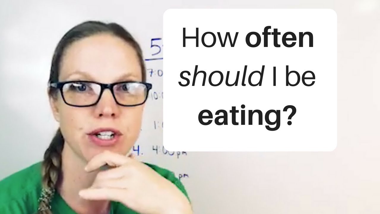 How often should I be eating? - YouTube