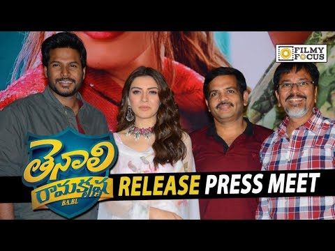 Tenali Ramakrsihna BABL Movie Release Press Meet || Sundeep Kishan, Hansika Motwani - Filmyfocus.com